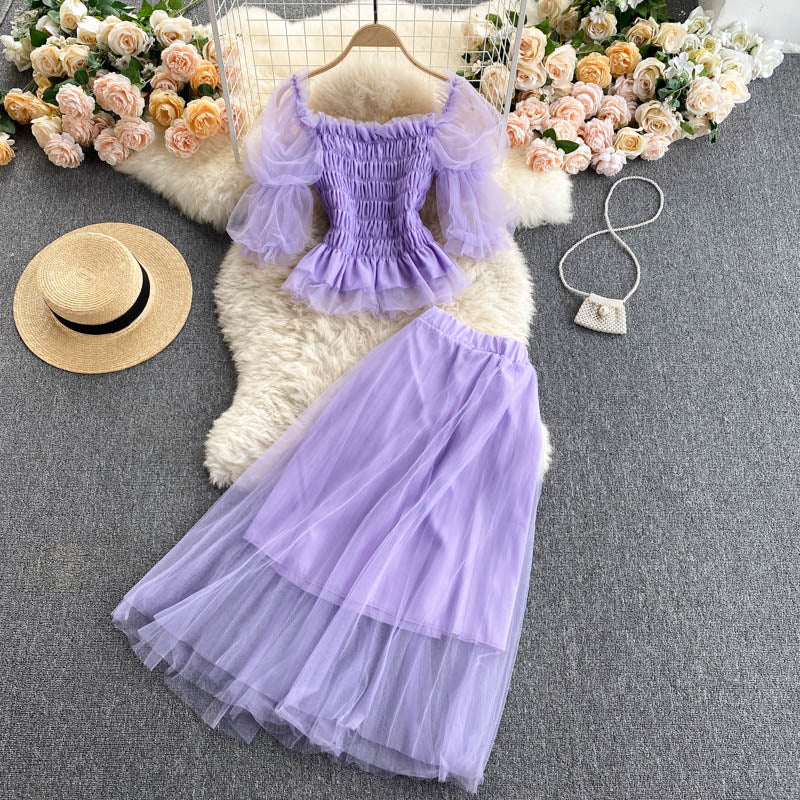 Leia Mesh Two Piece Set