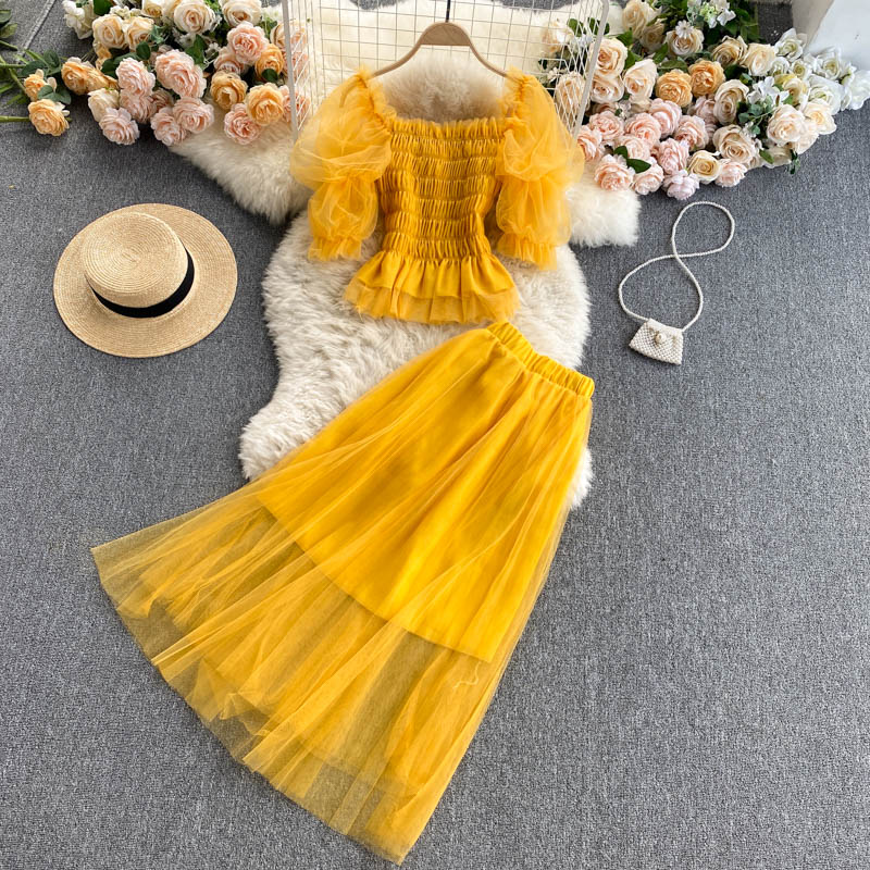 Leia Mesh Two Piece Set