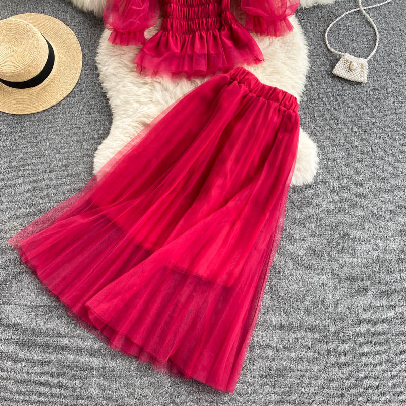 Leia Mesh Two Piece Set
