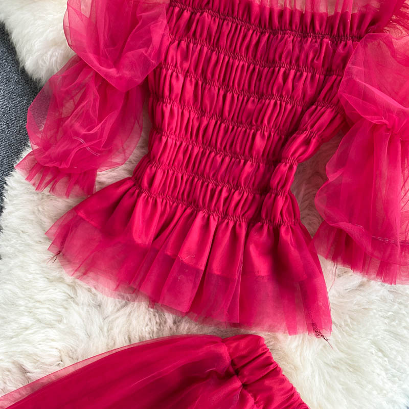 Leia Mesh Two Piece Set