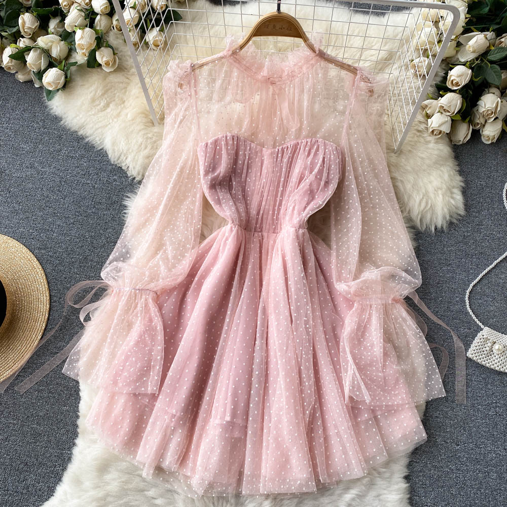 Corinne Mesh Dress