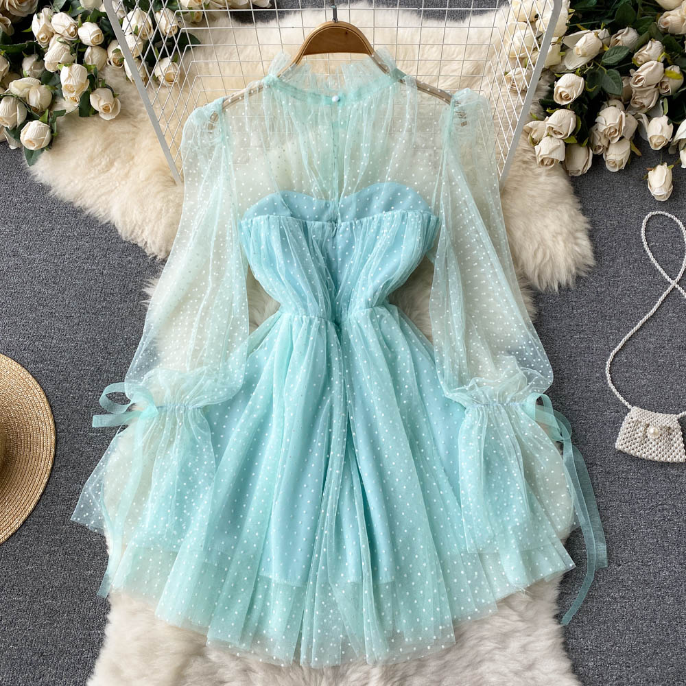 Corinne Mesh Dress