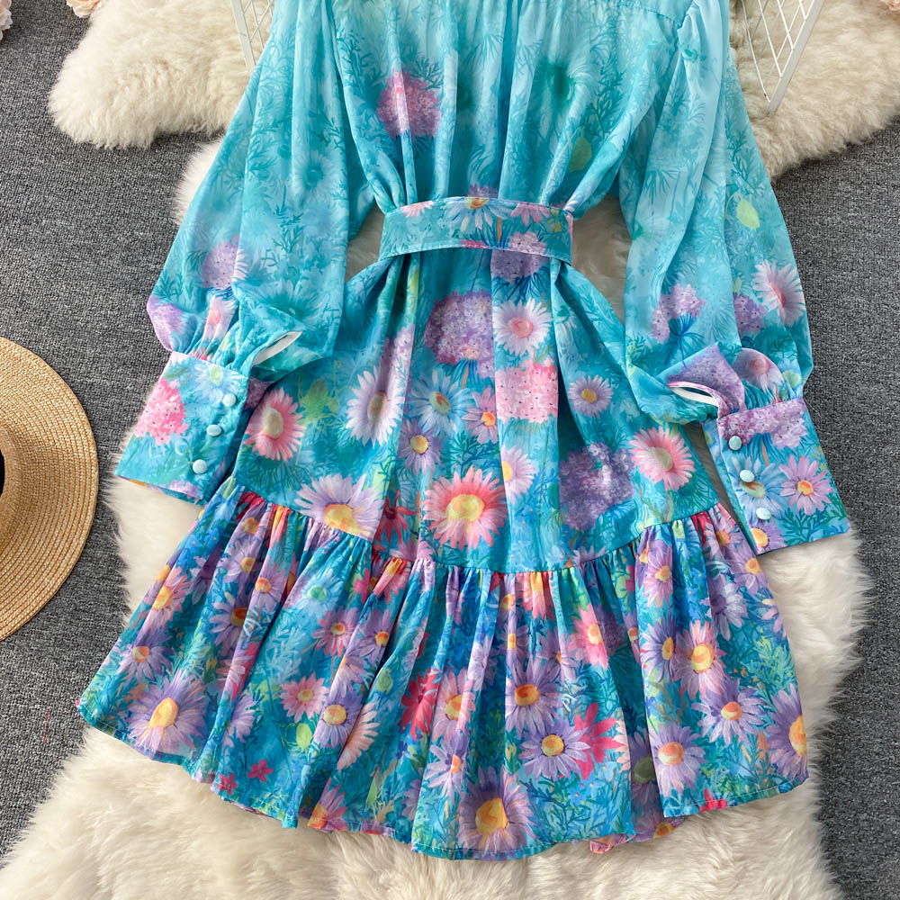 Jodie Puff Sleeve Mini Dress