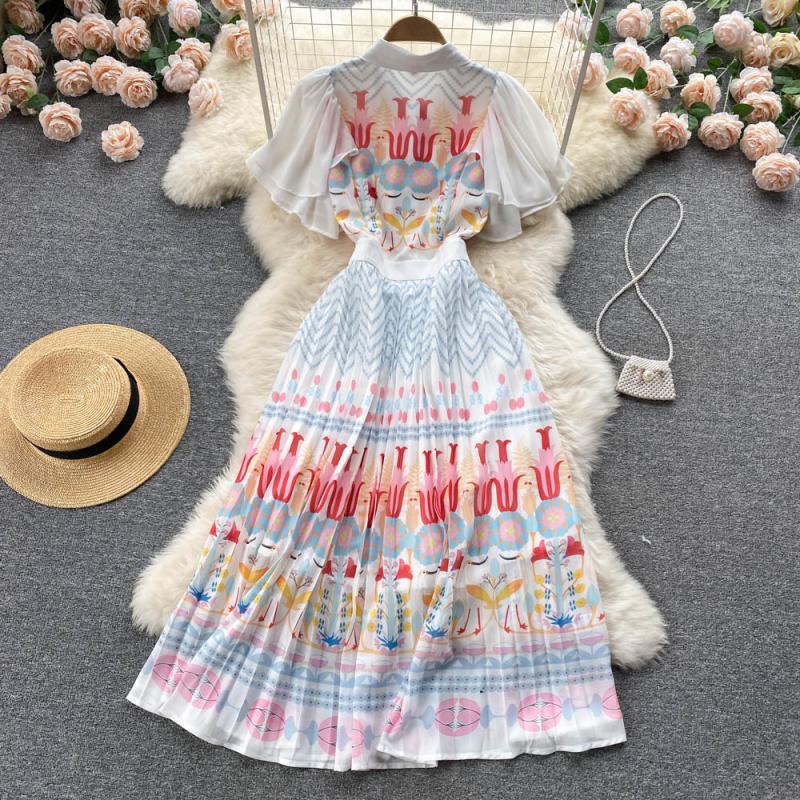 Joan Flutter Sleeve Dress