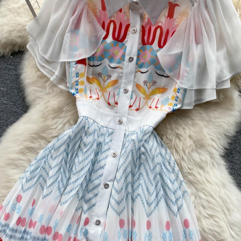 Joan Flutter Sleeve Dress