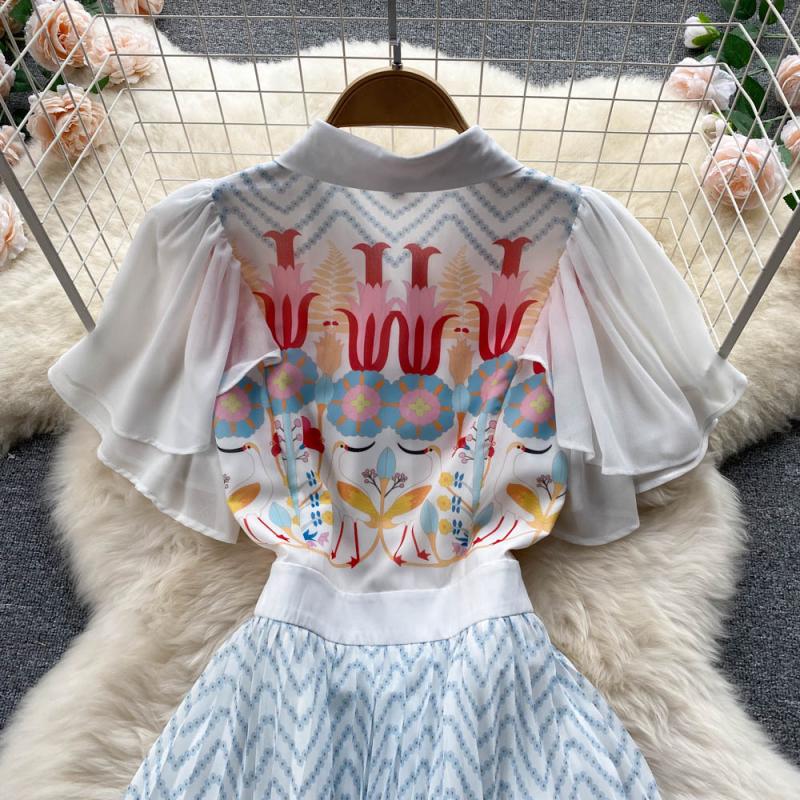Joan Flutter Sleeve Dress