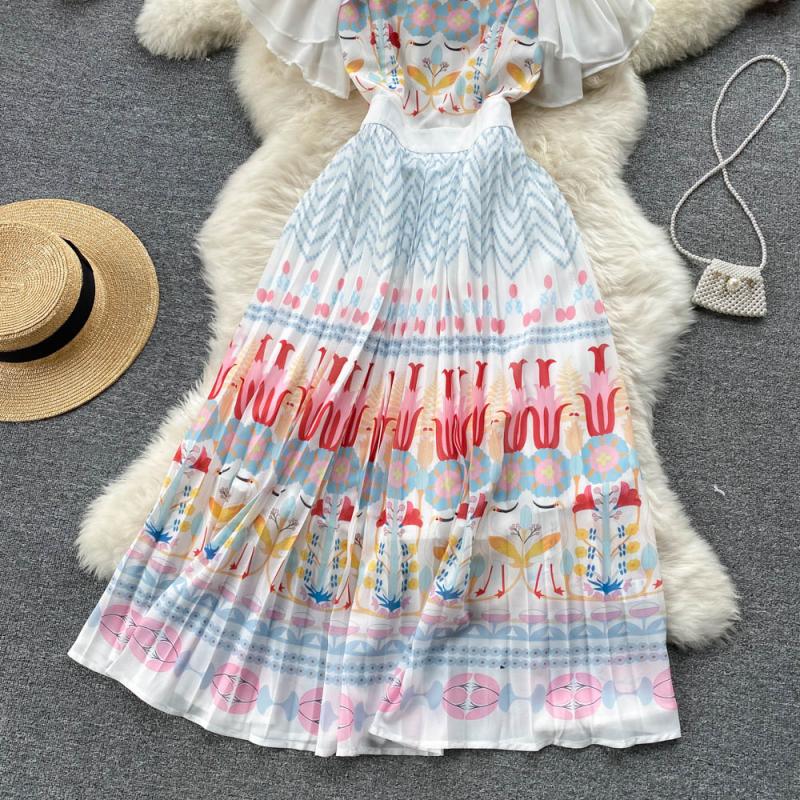 Joan Flutter Sleeve Dress
