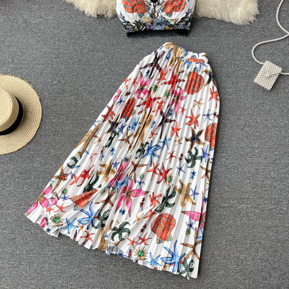 Kori Lace Pleated Two Piece Set