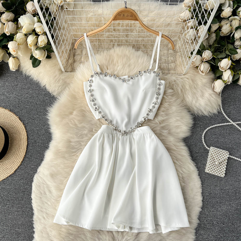 Charm Open Back Mini Dress