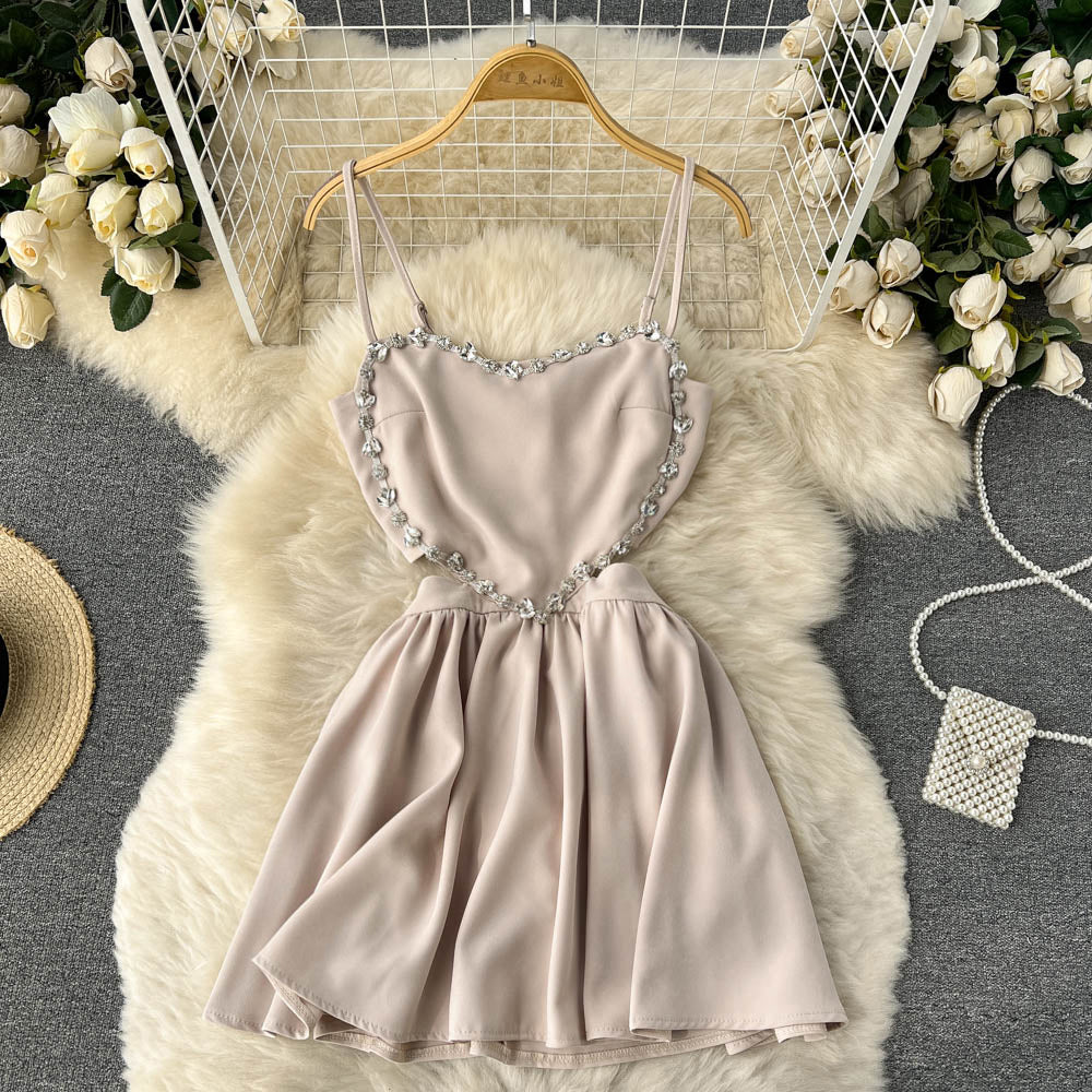 Charm Open Back Mini Dress
