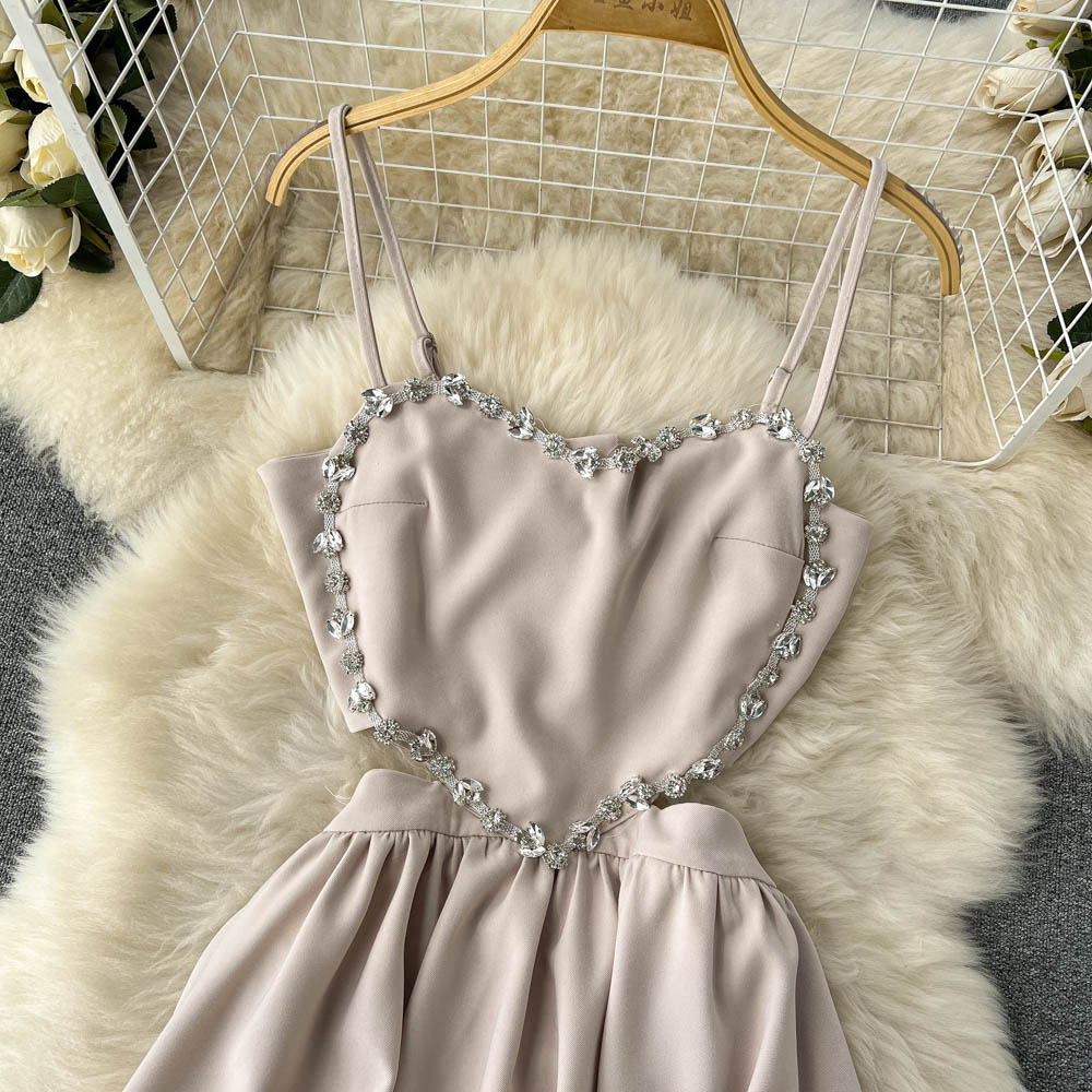 Charm Open Back Mini Dress