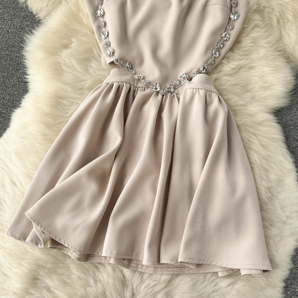 Charm Open Back Mini Dress