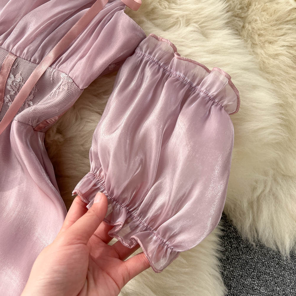 Mariel Off-Shoulder Drawstring Dress