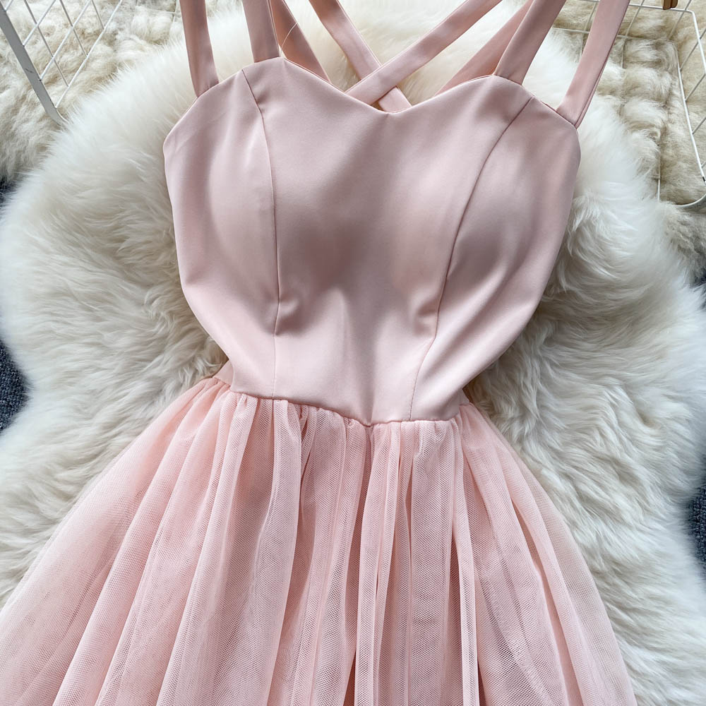 Desiree Open Back Mesh Dress