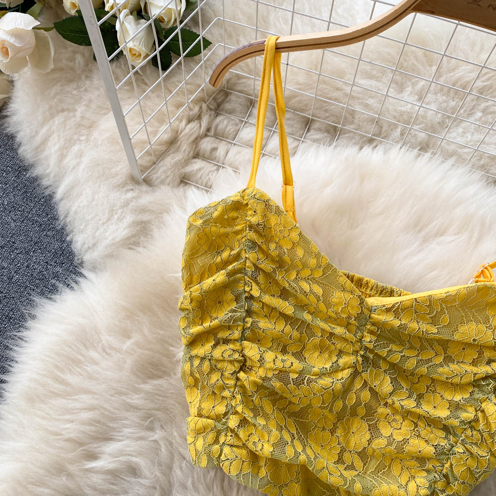 Kenna Drawstring Lace Two Piece Set