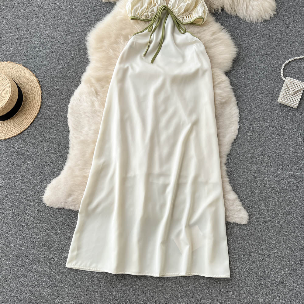 Allie Halter Open Back Dress