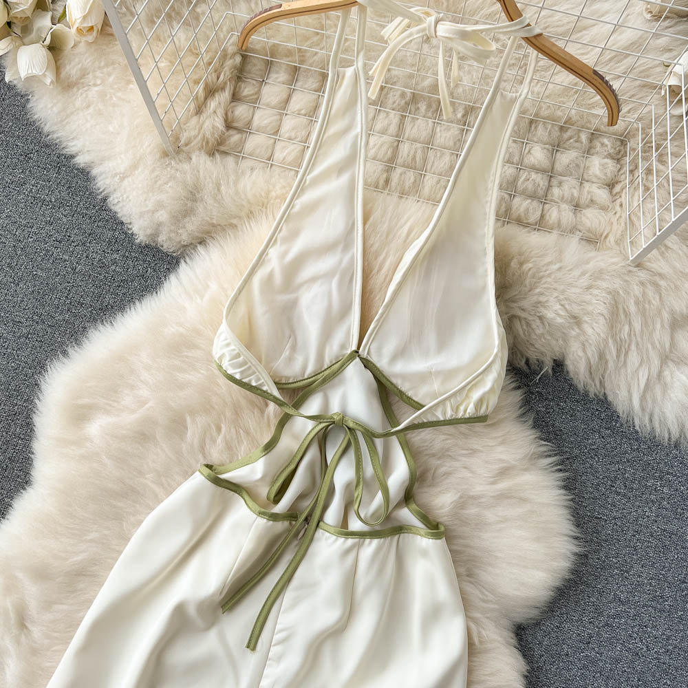 Allie Halter Open Back Dress