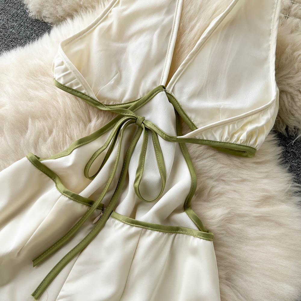 Allie Halter Open Back Dress