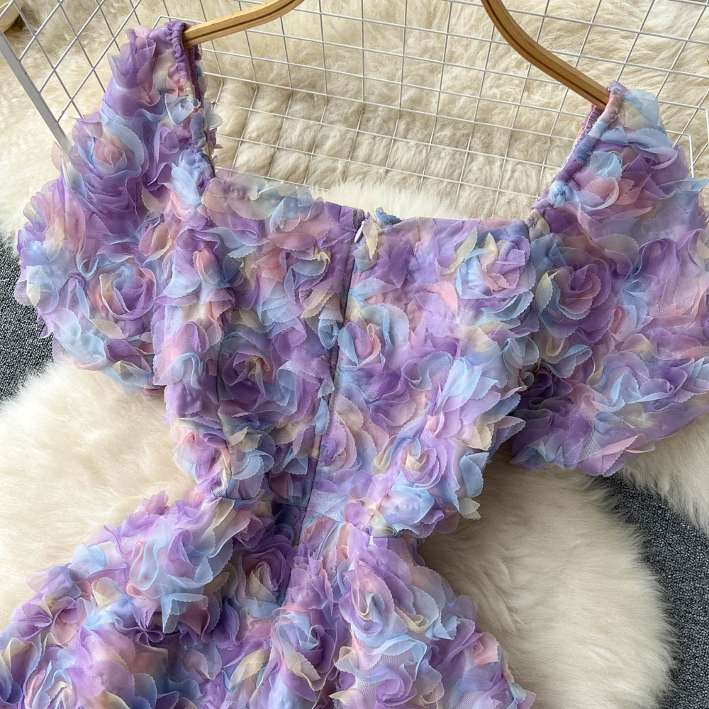 Brynn Floral Mesh Dress