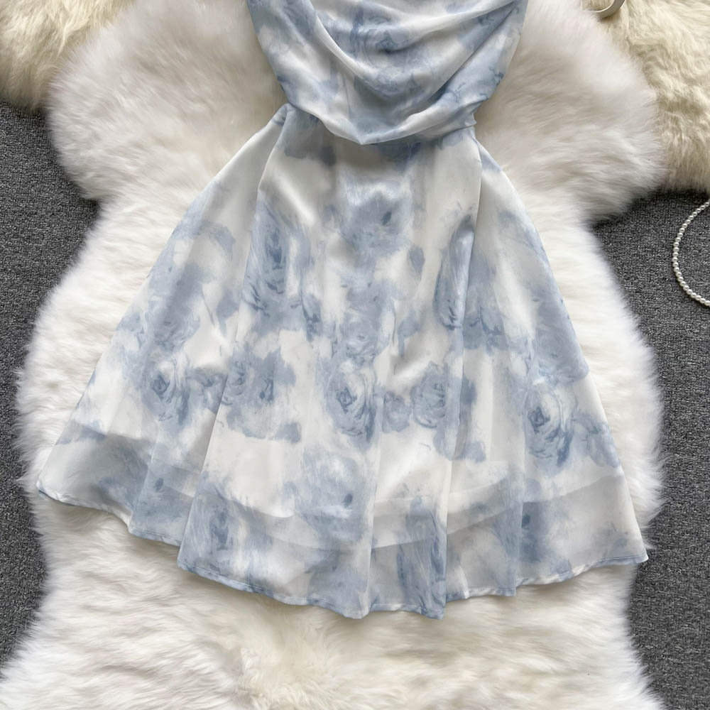 Aubree Shirred Back Mini Dress