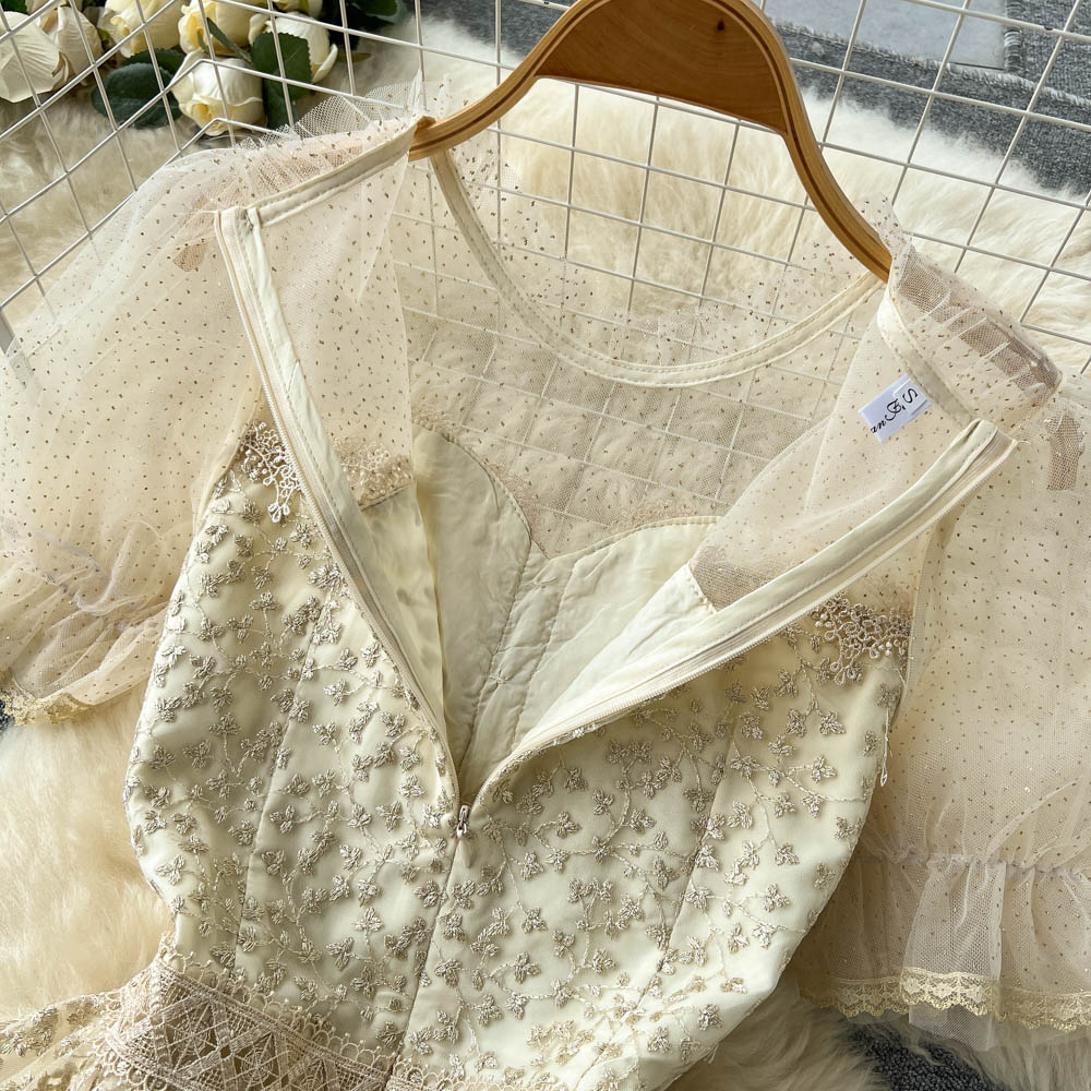 Coraline Tiered Mesh Dress