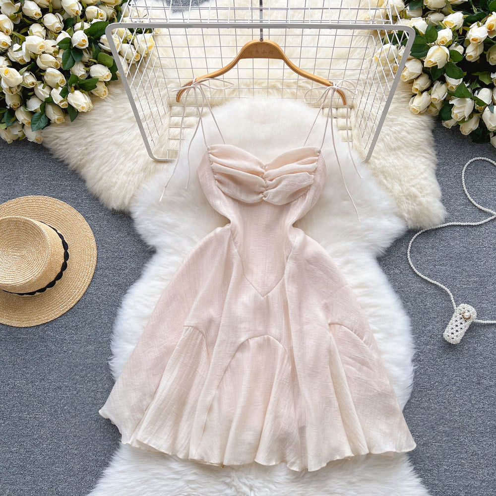 Amaris Tie Mini Dress