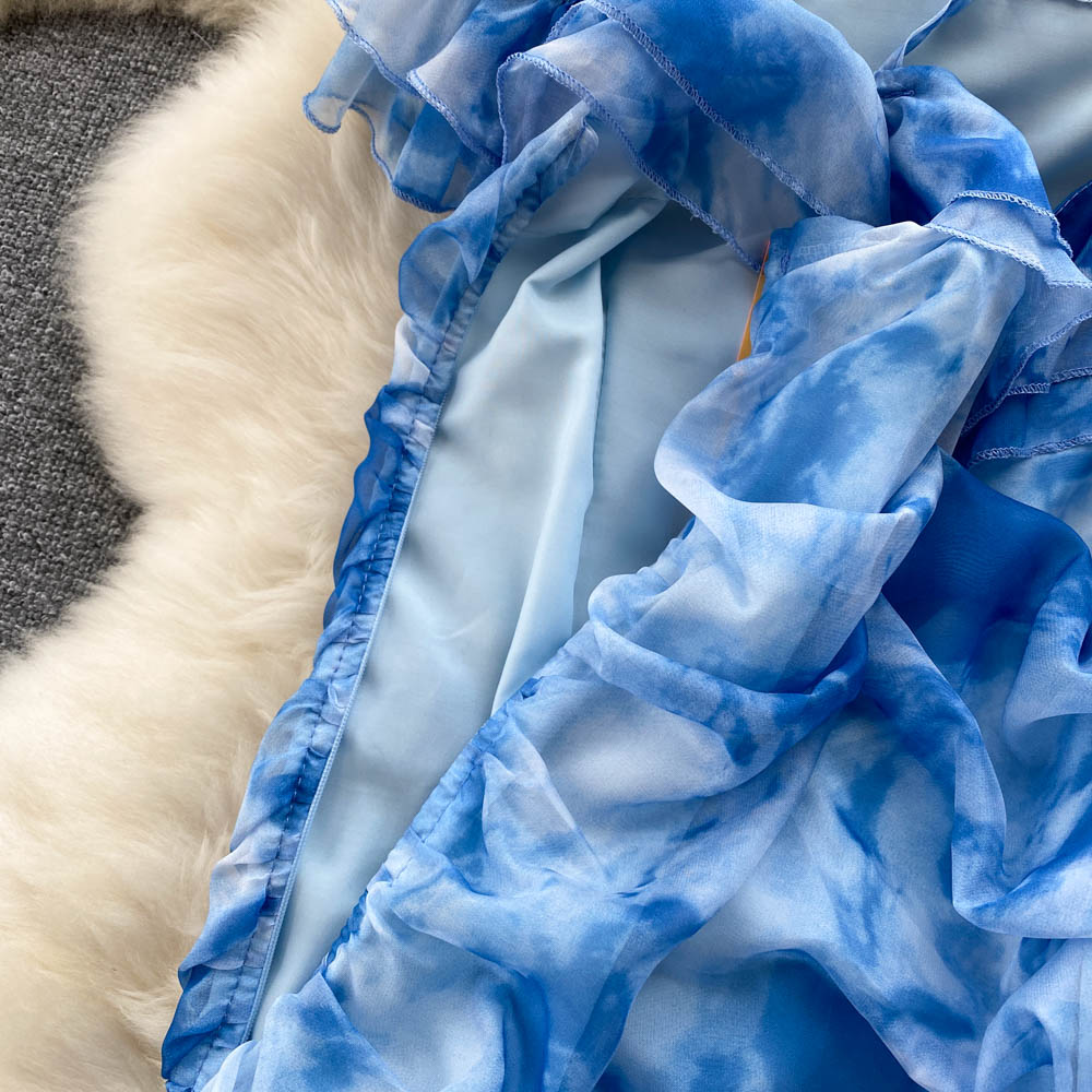 Sheena Tie Dye Tiered Dress