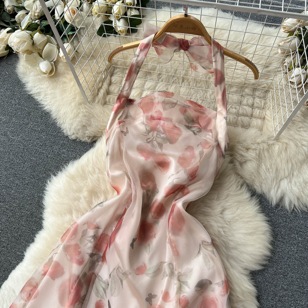 Alyssa Open Back Dress