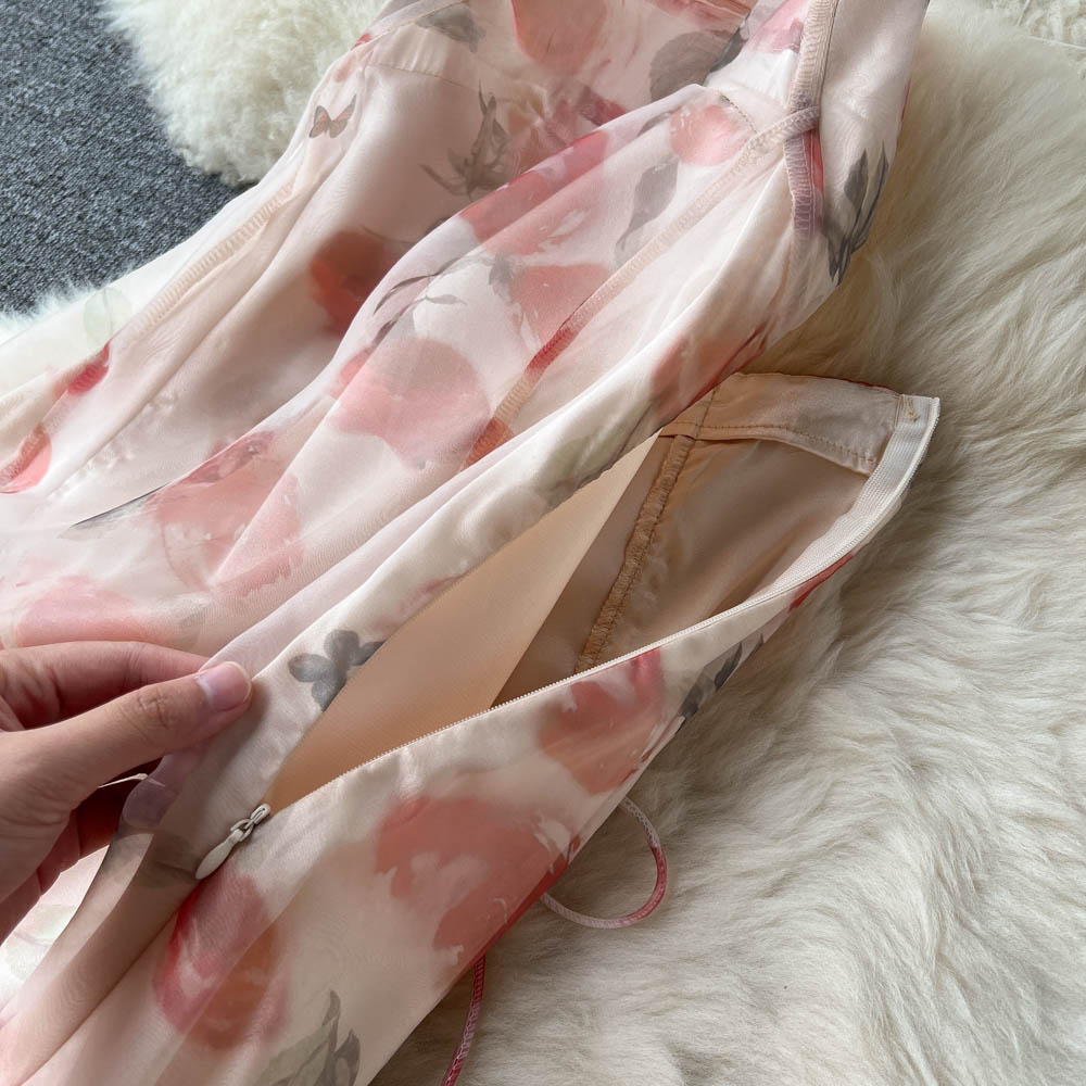 Alyssa Open Back Dress