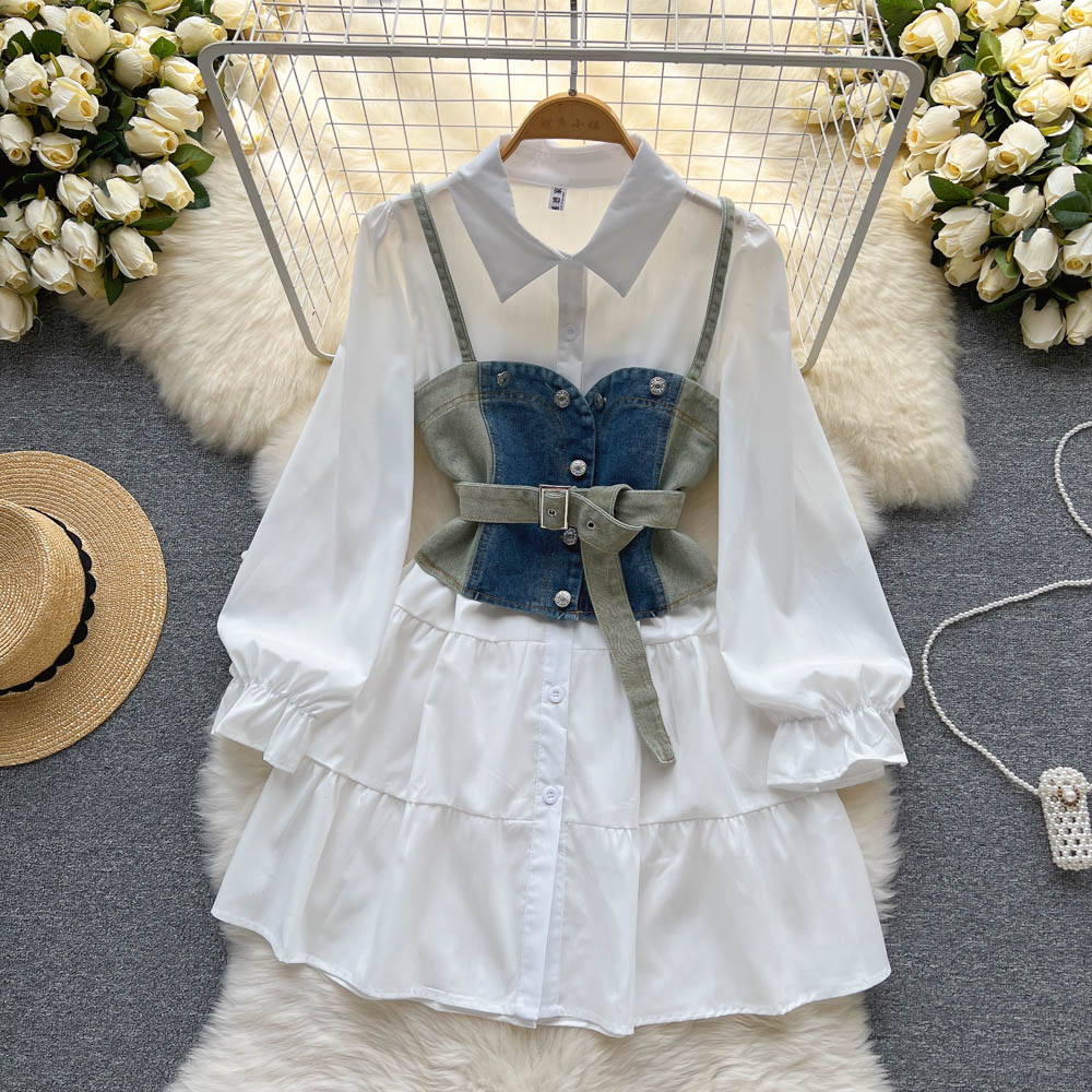 Wren Denim Two Piece Set