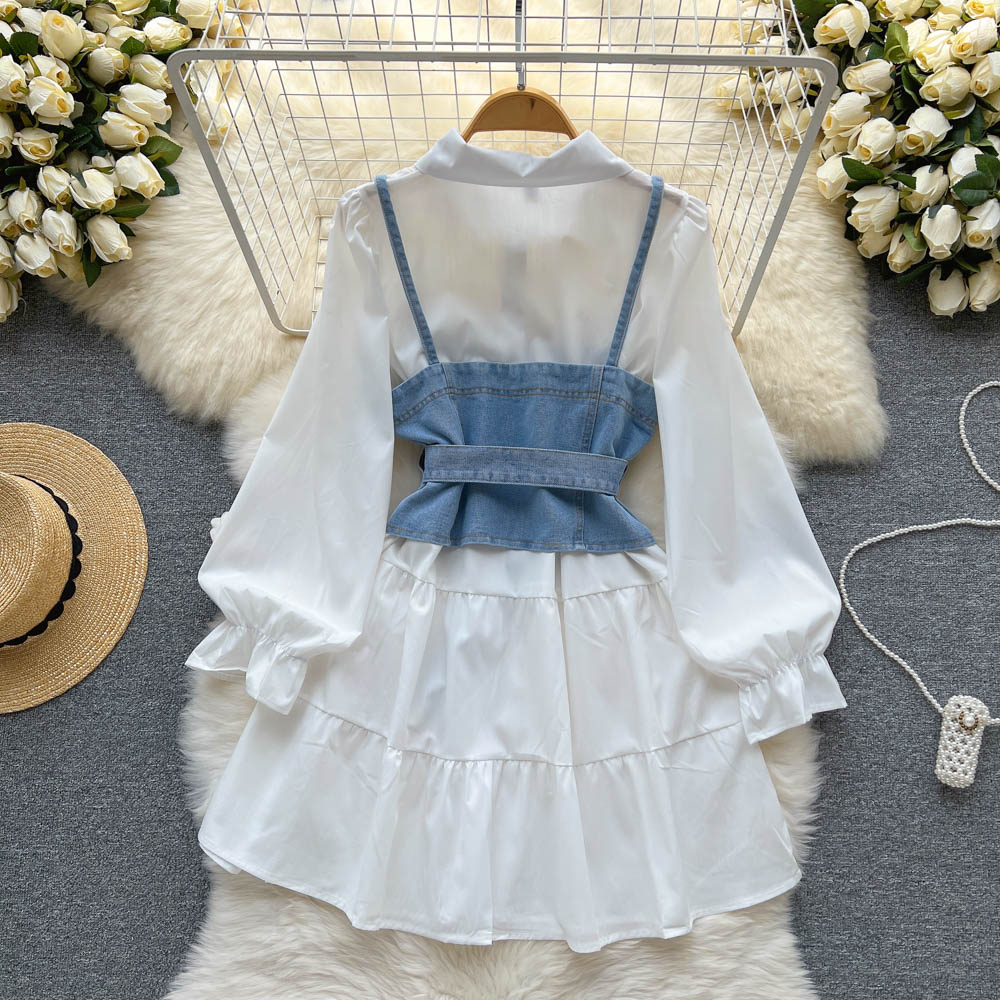 Wren Denim Two Piece Set