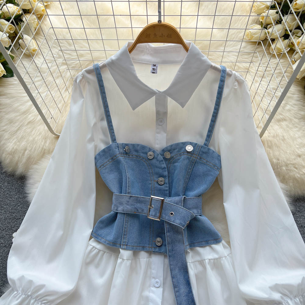 Wren Denim Two Piece Set