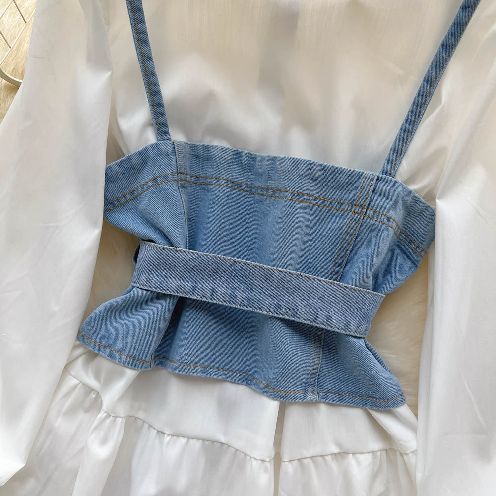 Wren Denim Two Piece Set