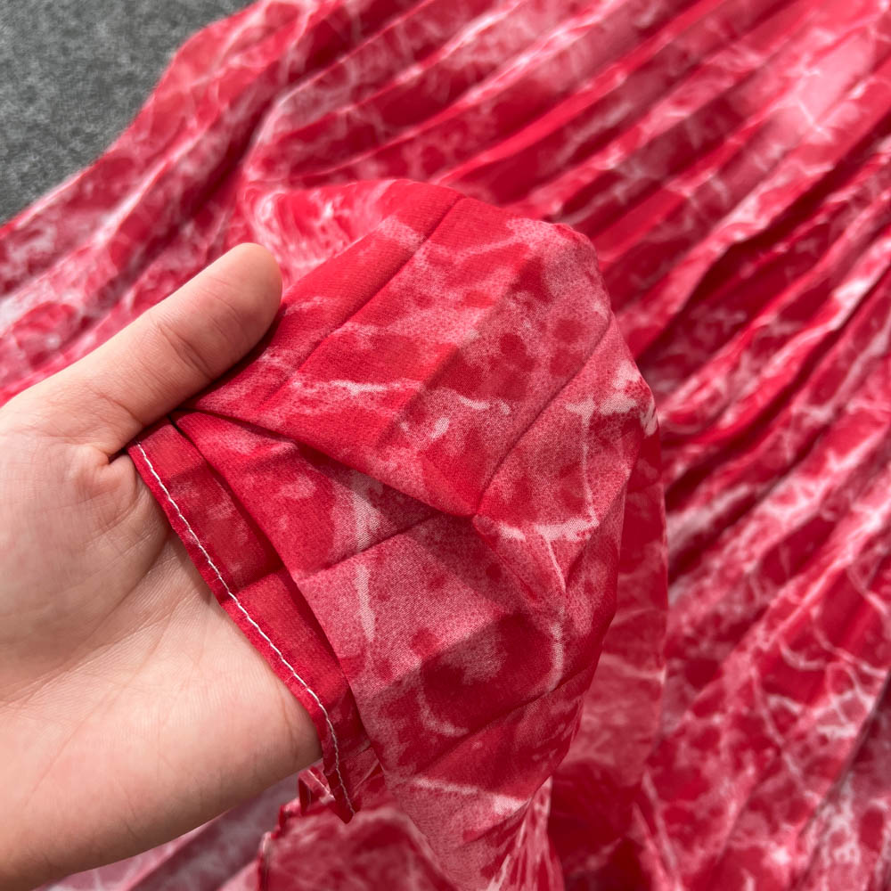 Kayla Off-Shoulder Pleated Dress