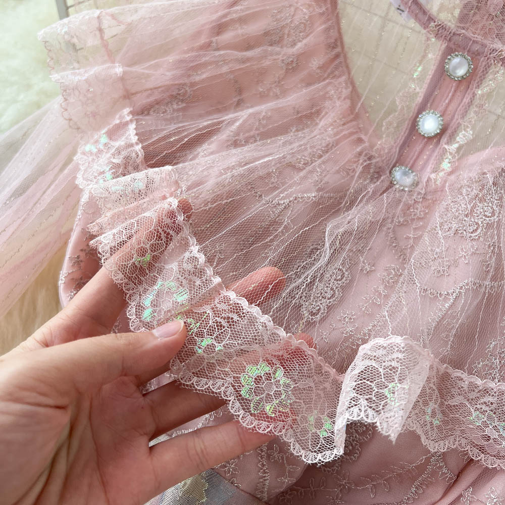 Daphne Lace Jacquard Dress