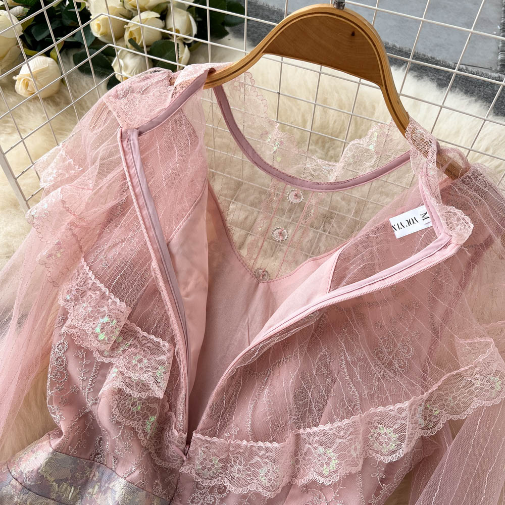 Daphne Lace Jacquard Dress
