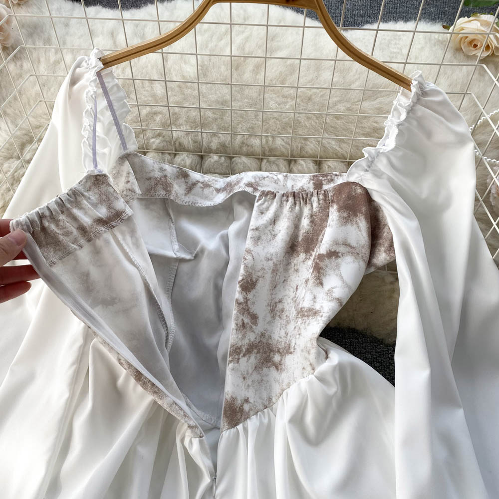 Arya Corset Puff Sleeve Dress