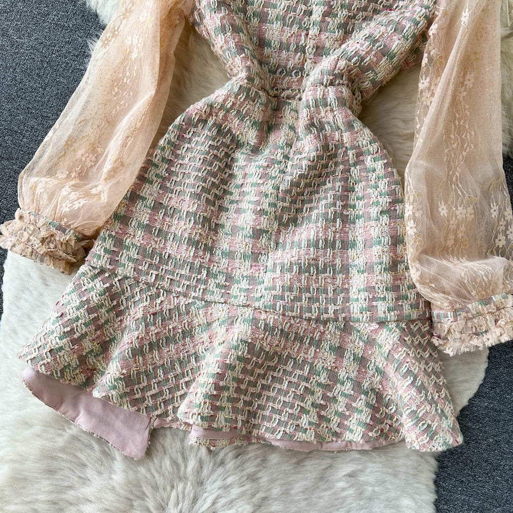 Theresa Jacquard Lace Dress