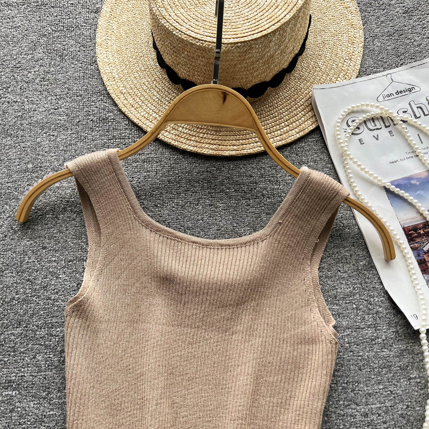 Nikki Bead Detail Knit Top