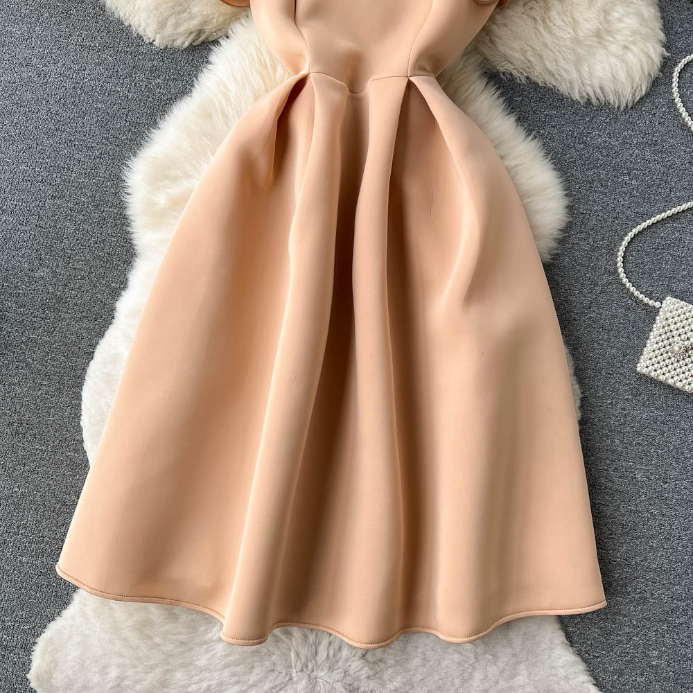 Lilian Ruffle Sleeve Dress