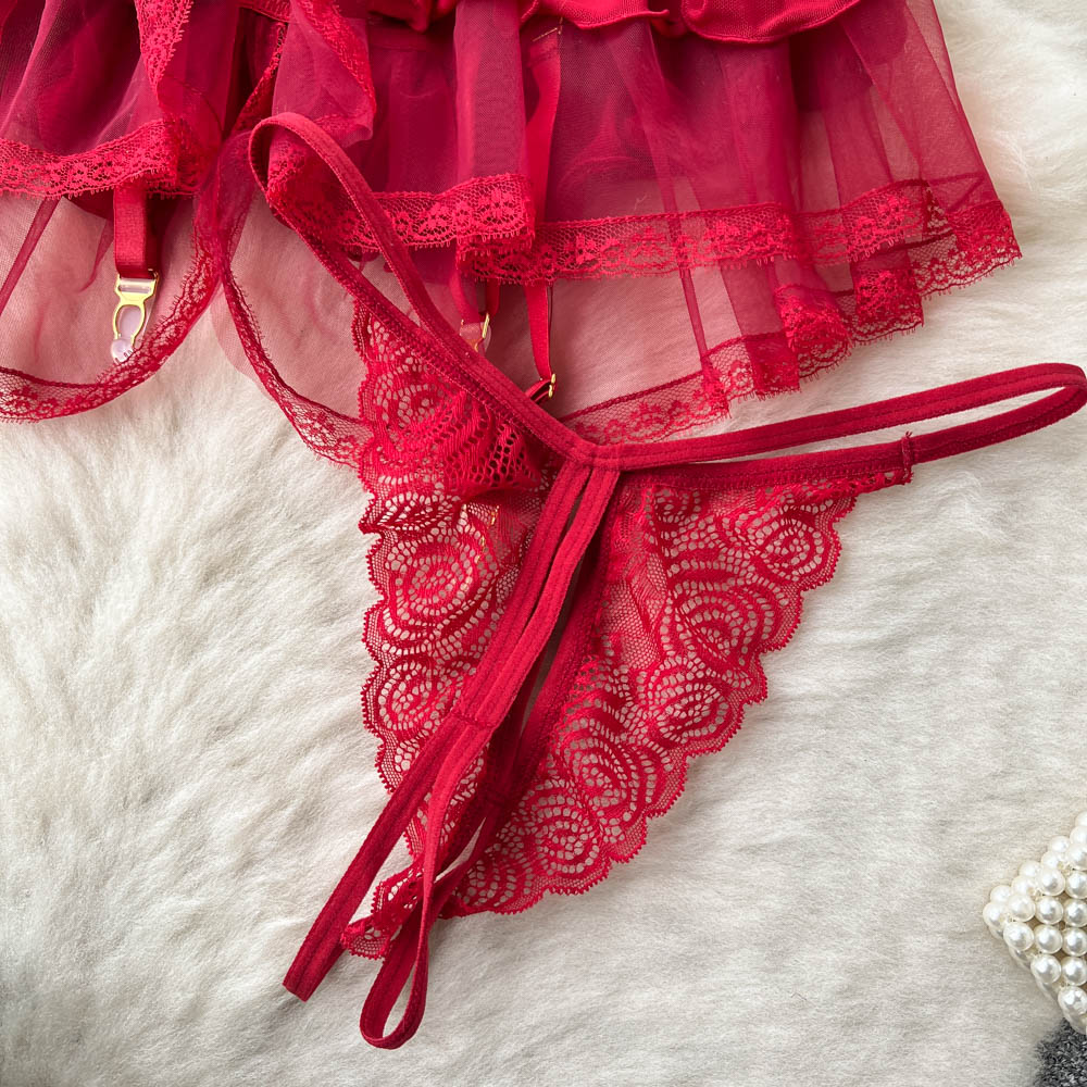 Rosalyn Lace Mesh Two Piece Set