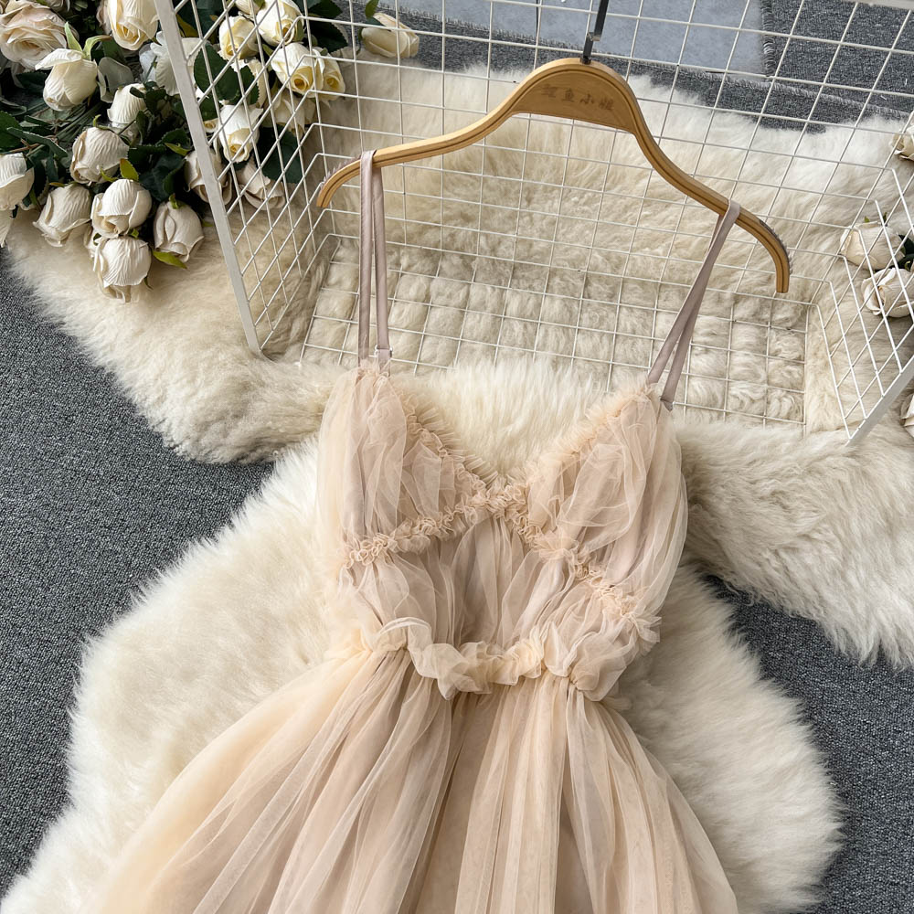 Vivian Chiffon Mesh Dress