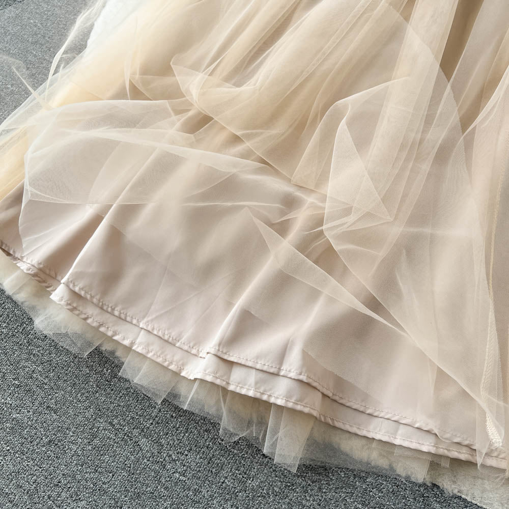 Vivian Chiffon Mesh Dress