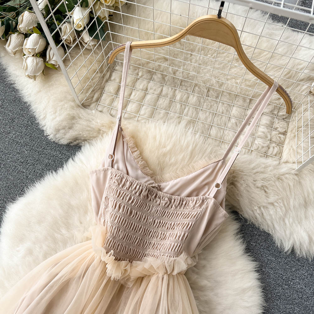 Vivian Chiffon Mesh Dress