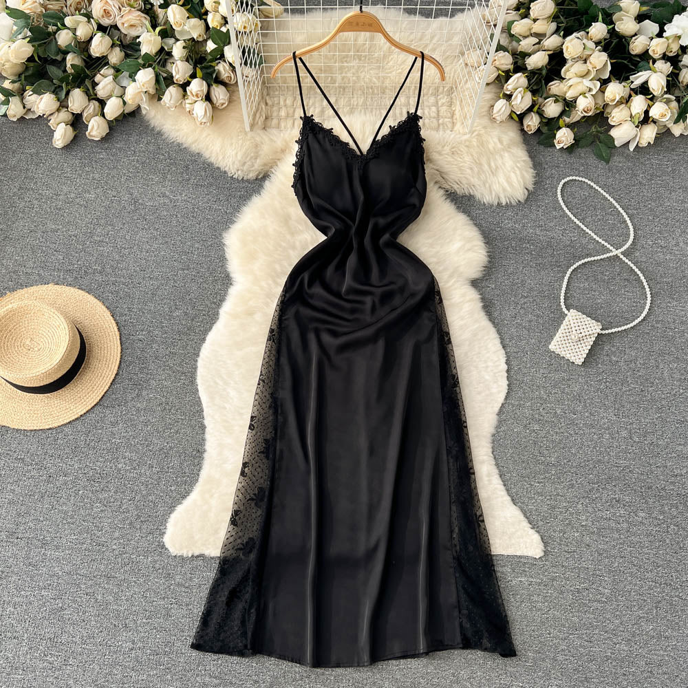 Ariyah Lace Open Back Dress