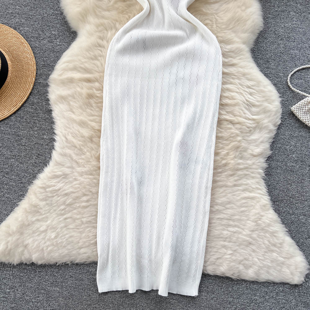 Eva Embroidered Knit Dress