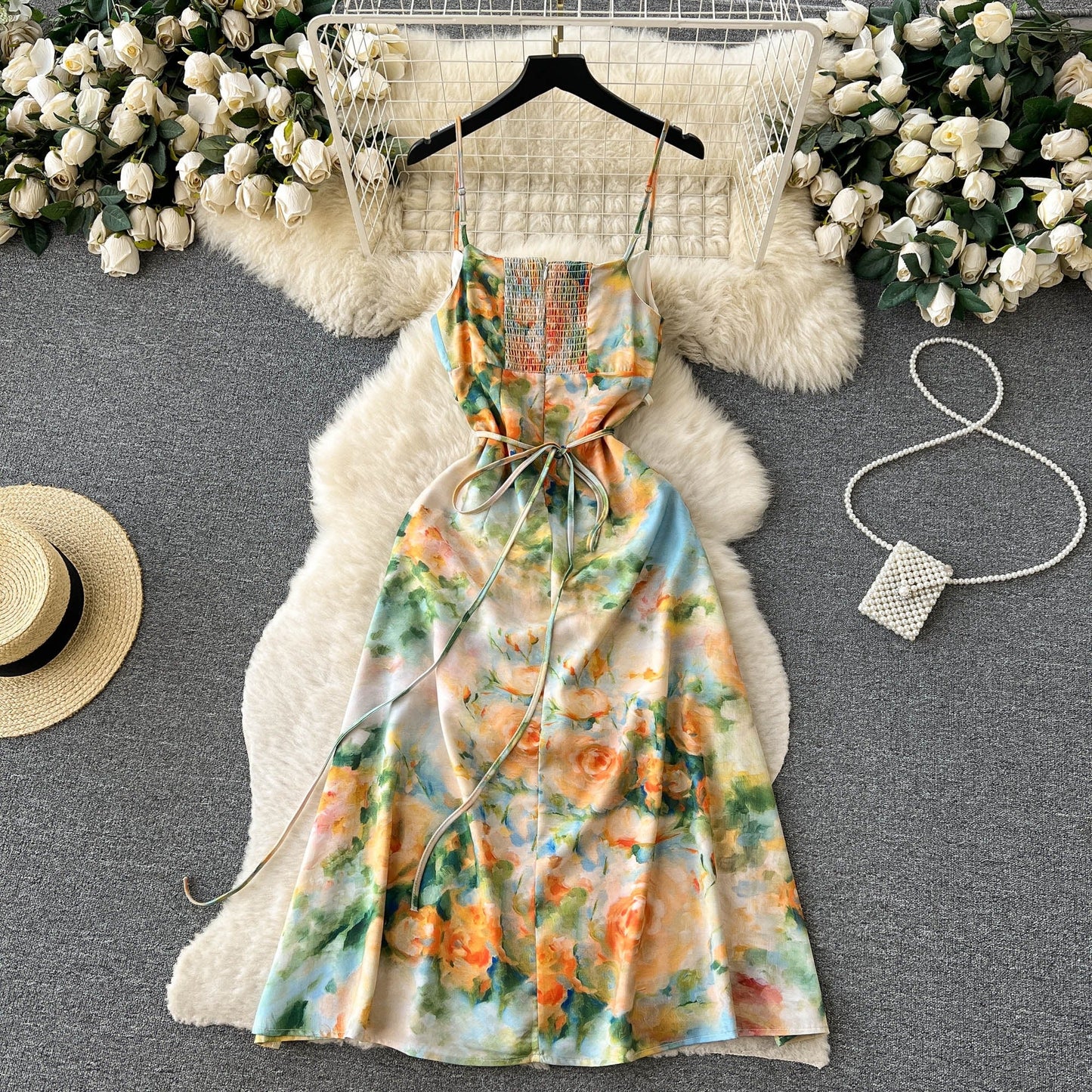 Amirah Floral Chiffon Dress