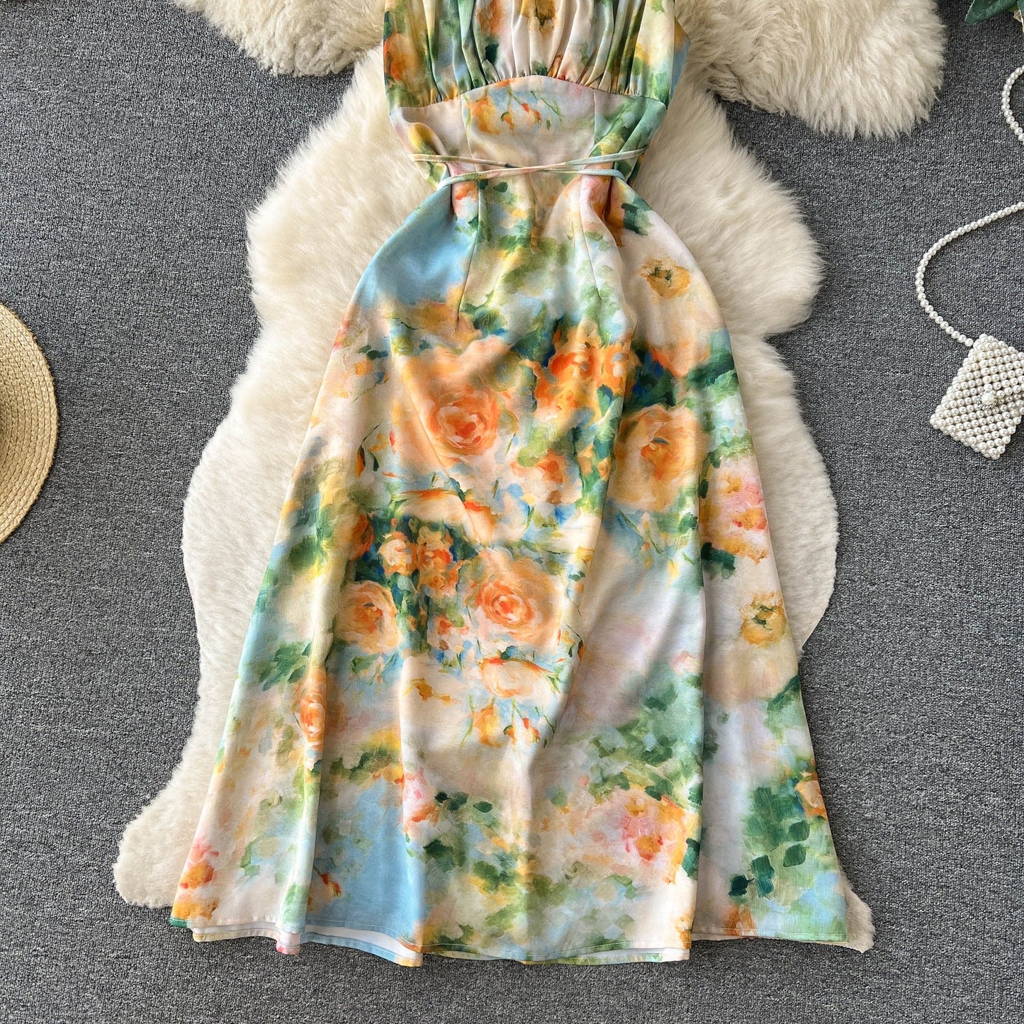 Amirah Floral Chiffon Dress