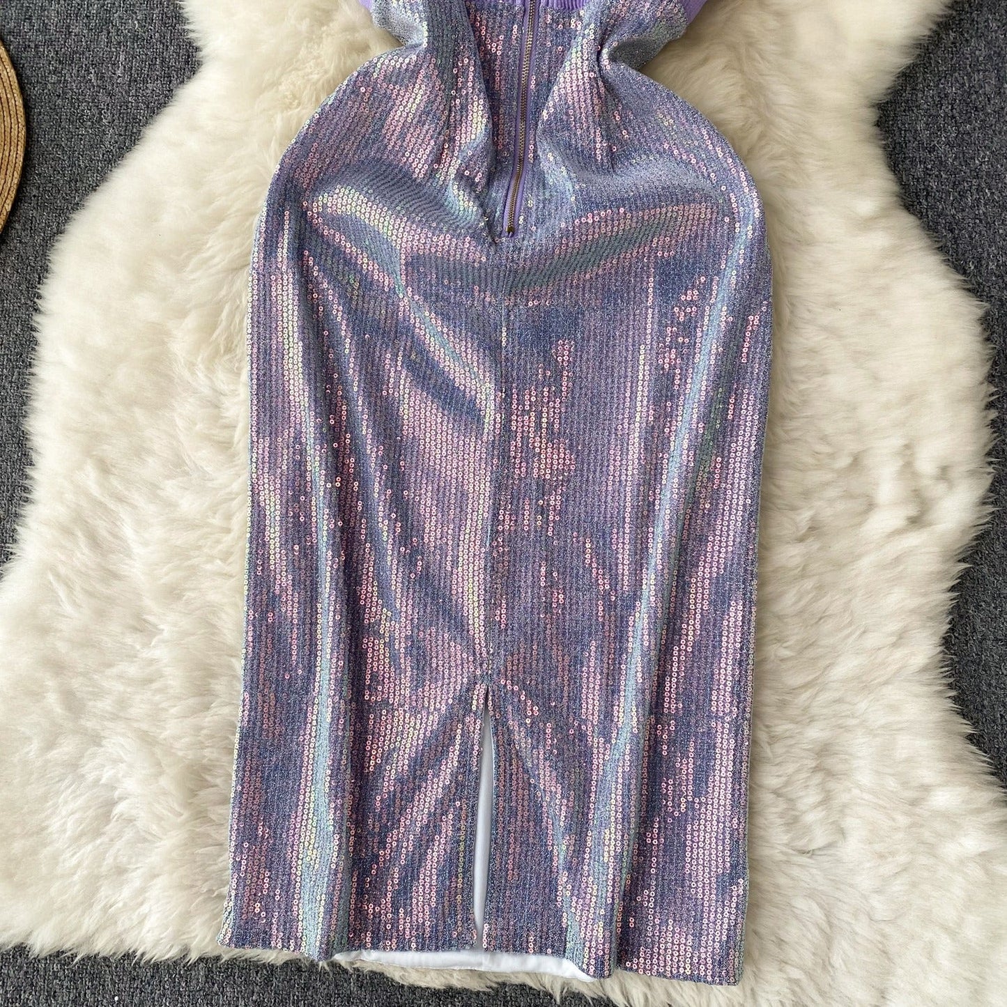 Phoebe Strapless Sequin Dress