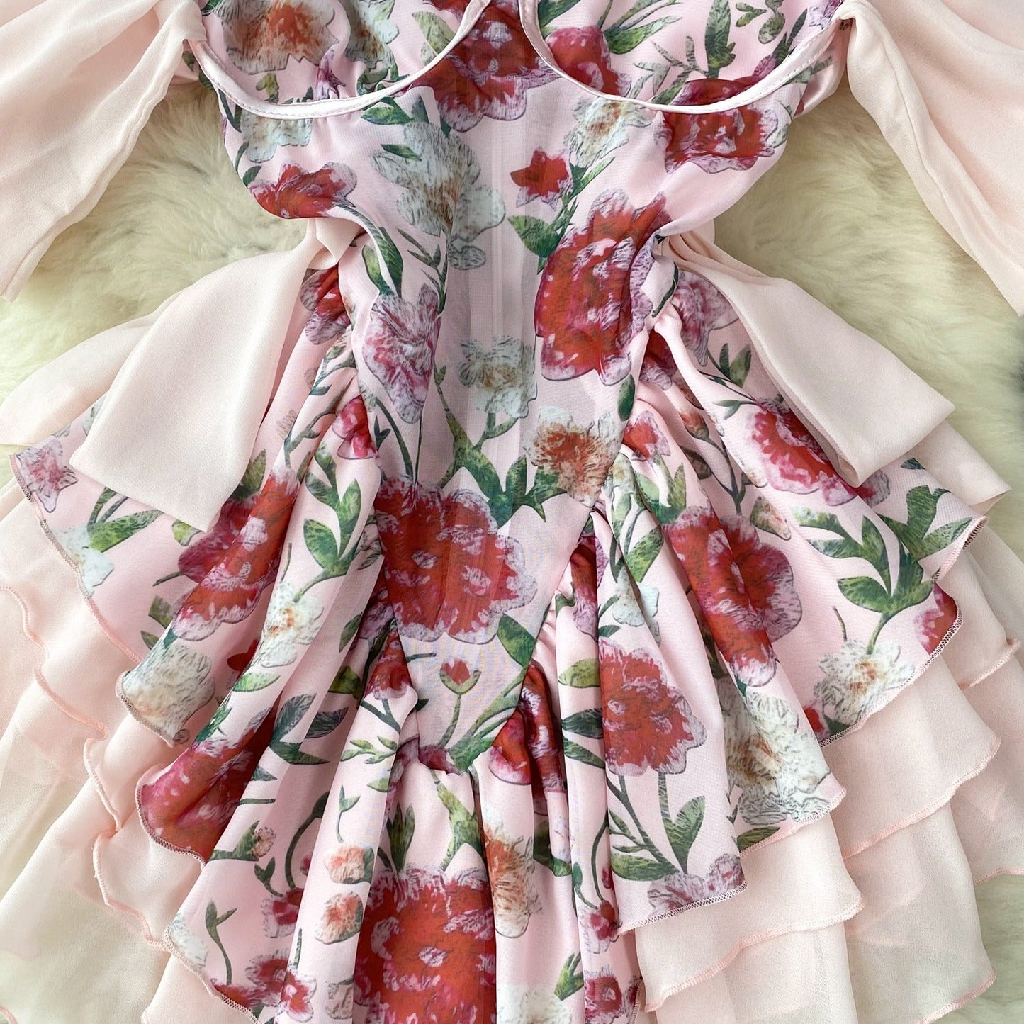 Emma Off-Shoulder Ruffle Dress